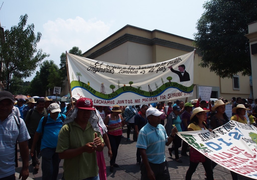 Foto: Marcha en apoyo a Sección 22, oaxaca.media