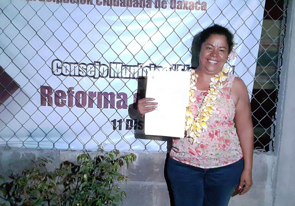 Rosa Aguilar Antonio obtuvo una presidencia municipal por la vía independiente