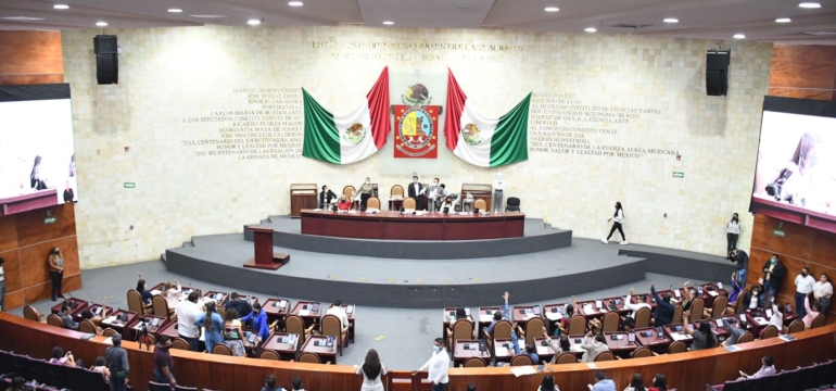FOTO 1 Aprueban nuevos lineamientos para evitar contagios de Covid-19 en el Congreso de Oaxaca