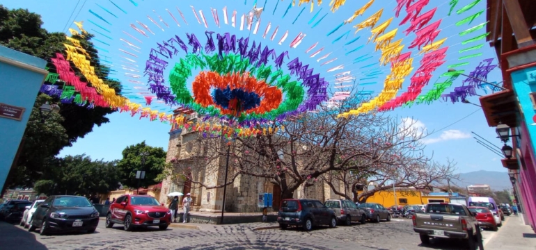 Barrio de San Matías Jalatlaco, Oaxaca. Foto: Lisbeth Mejía Reyes.