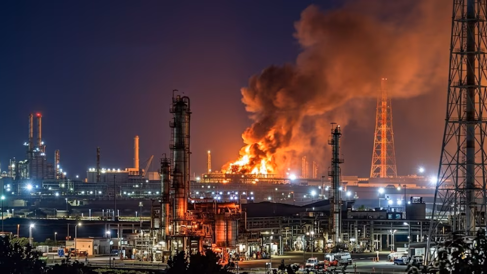 Explosión e incendio en refinería de Salina Cruz, Oaxaca: seis personas  lesionadas